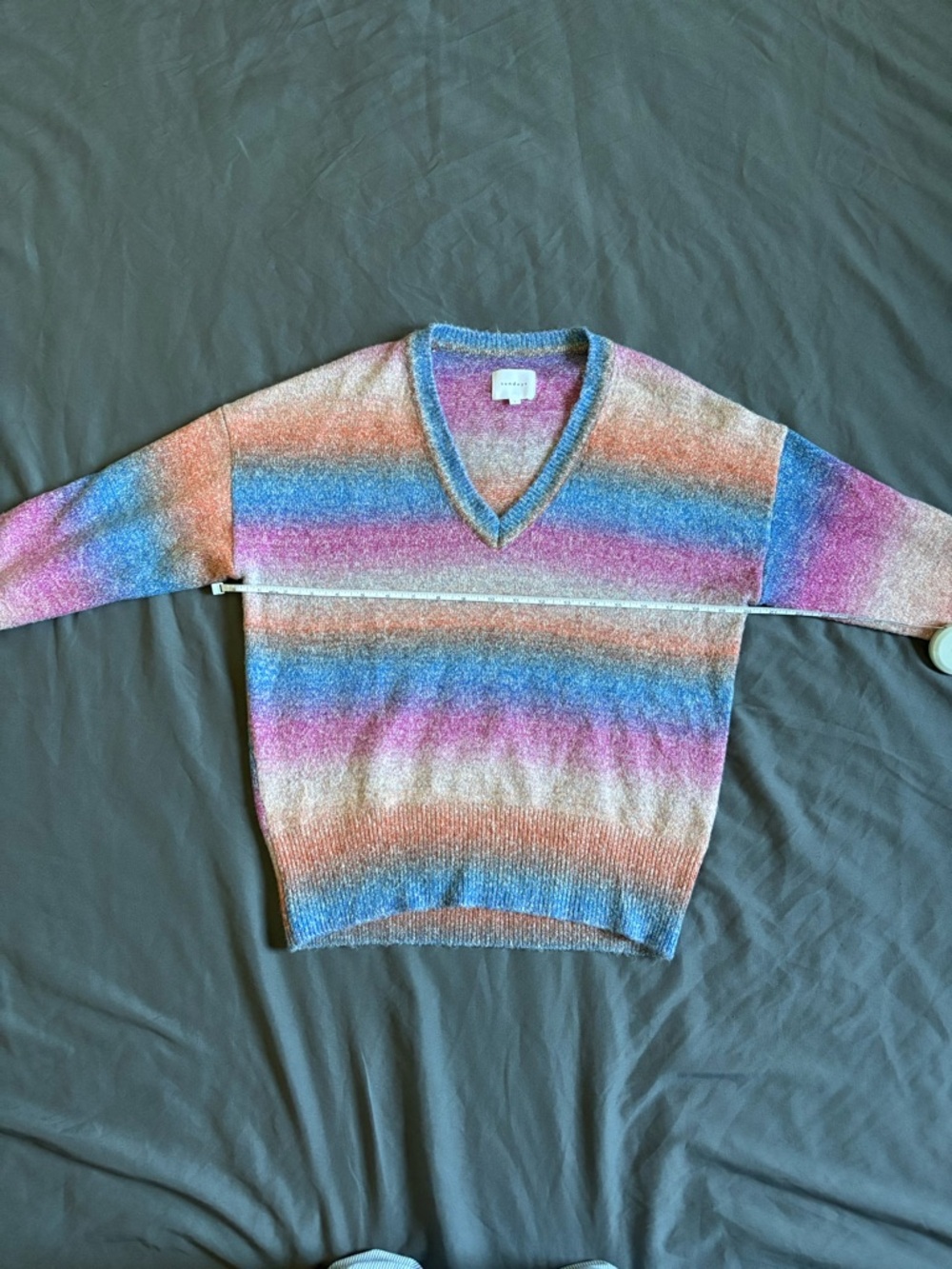 Sundays NYC Andre Ombre V-Neck Sweater- Women’s Size 0 - Picture 6 of 11